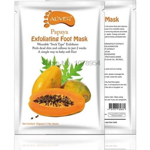 By dhl 500bags Exfoliating Foot Mask Socks For Pedicure Socks Foot Mask Health Care Skin Care Feet Dead Skin Removal hot