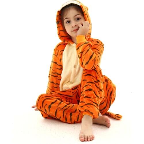 Kids Animal Kigurumi Unicorn Pajamas For Children Boys Stitch Panada Sleepwear Girls Cartoon Blanket Sleepers Funny Jumpsuits