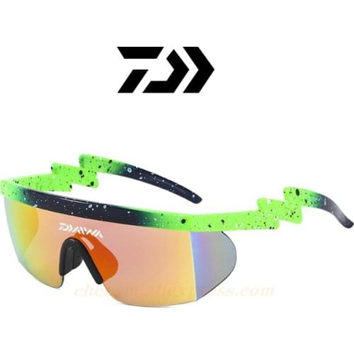 DAIWA 2021 Brand Polarized Glasses Mens Driving Sunglasses Camping Hiking Driving Fishing Glasses Outdoor Sports UV400 Eyewear