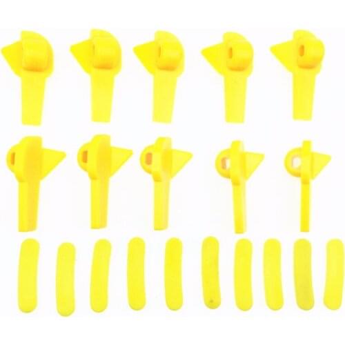 STARPAD Free shipping, for set tire bird wheel flat washer plastic wheel bird wheel,10PCS Yellow protective pad