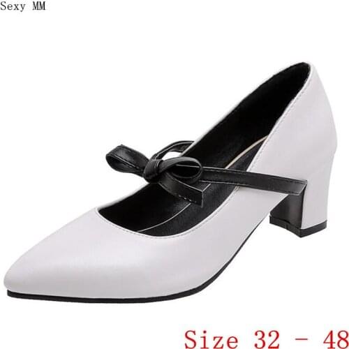 High Heels Women Pumps High Heel Shoes Stiletto Woman Party Wedding Shoes Kitten Heels Small Plus Size 32 - 48