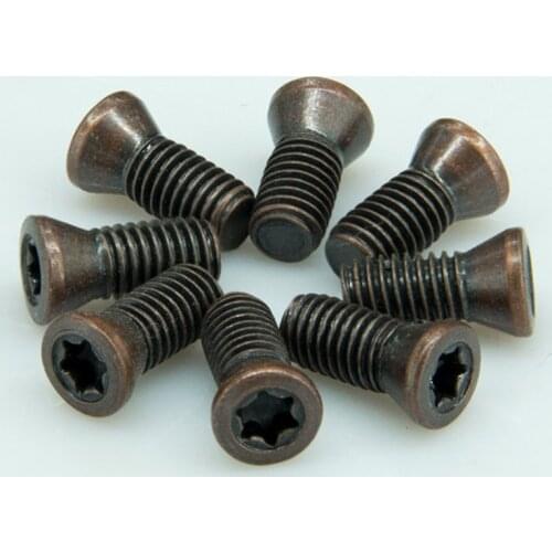 UCHEER 1pcs screw milling turning rod tool disc pressing plate screw plum m2.0-m5 end mill CNC tools parts