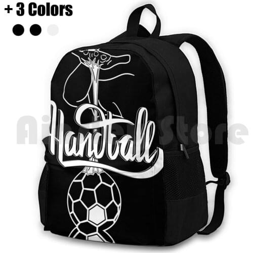 Holding A Ball With A Little Funny Outdoor Hiking Backpack Riding Climbing Sports