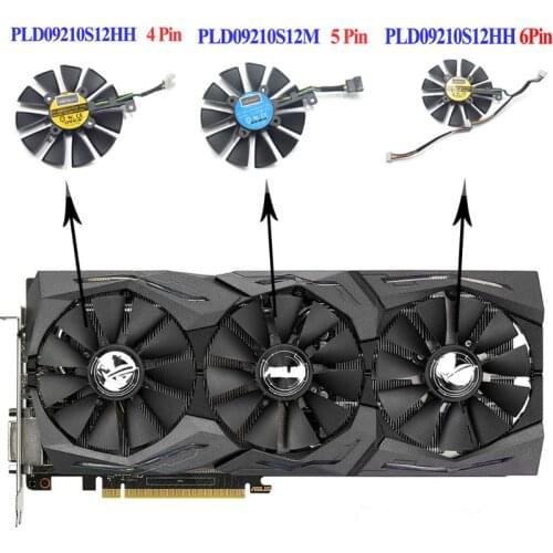 87MM PLD09210S12M PLD09210S12HH Cooling Fan Replace For Graphics Card Fan 83XB