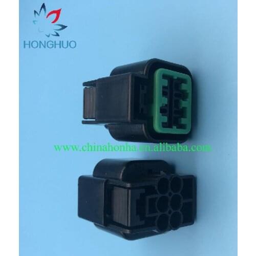 6 Pin 2.2MM car waterproof Electrical Wire connector automotive headlight 6p Head lamp connector plug PB625-06027