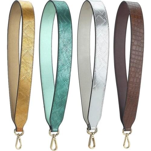 High Quality pu Leather Bag Strap Replacement Shoulder Straps Shoulder Messenger Bag Pattern Woman Bags Accessories DIY STP244