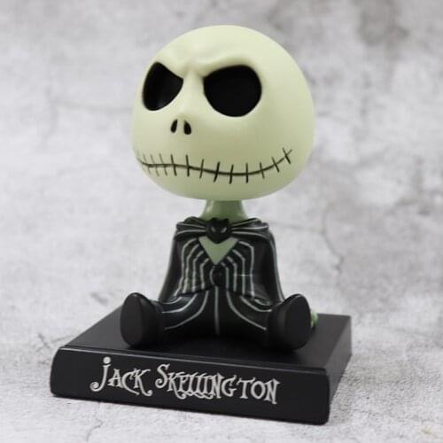 Funny Skull Car Dashboard Toys In Car Ornaments Nodding Shaking Head Toys Car Decoration Interior Automobile Accessories Gifts