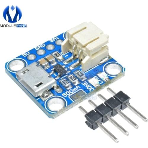 Micro-Lipo Micro-B Micro USB Battery Charger Charging Board Module Lithium LiIon For LiPo V1 Sensor Li-ion Diy Electronic
