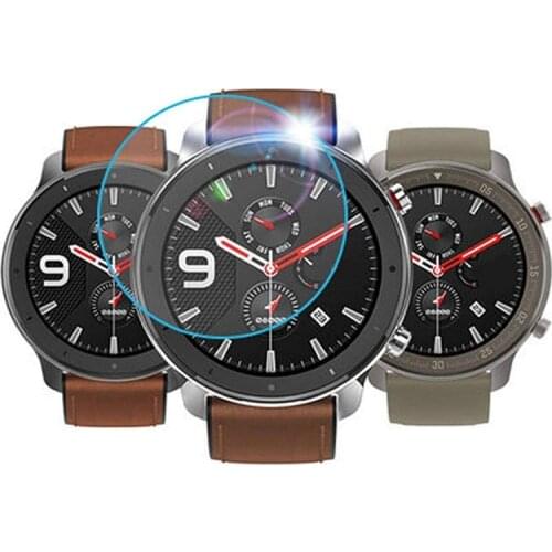 Tempered Glass Clear Protective Film Protection For AMAZFIT GTR Sport Watch 42mm 47mm Smartwatch Display Screen Protector Cover
