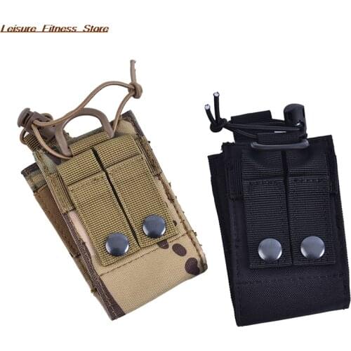 1pc Package Pouch Walkie Talkie Holder Bag Tactical Sports Radio Pouch Pocket