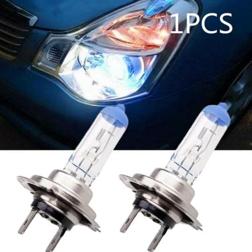 Plug and Play1pcs H7 100w12v Super Bright White Fog Light Power Bulb Car Lamp High Lights Headlights Car Halogen Source Par K5Q3