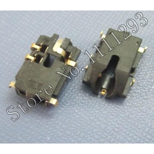 10pcs/lot Audio Jack Socket Connector for Coolpad Y75 THL 5000 Mobile etc headphone jack 5-pin
