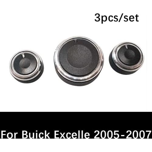 3pcs/set Car air conditioning knob For Buick Excelle 2005 2006 2007 heat control switch knob ac knob auto car accessories