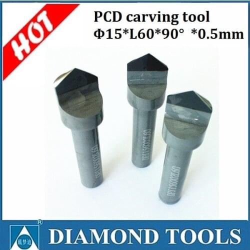 Diameter 15mm PCD engraving tool DPJ 154505L60 stone carving tools