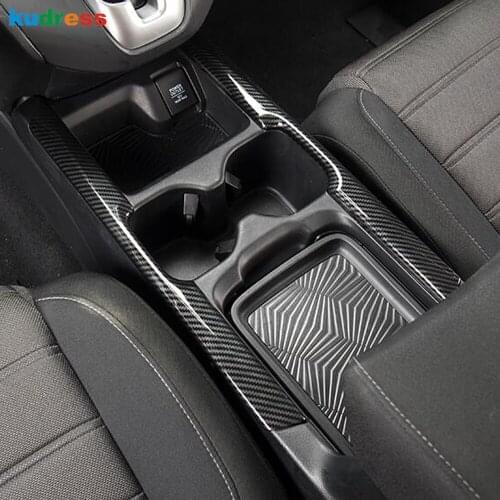 For Honda CRV CR-V 2017 2018 2019 ABS Water Cup Holder Container Box Strip Cover Trim Garnish Interior Accessories