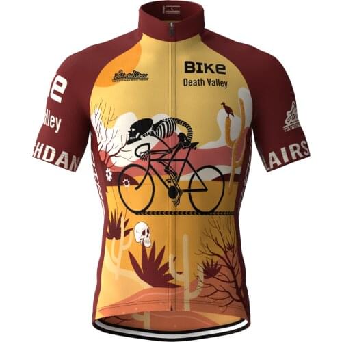 LairschDan Bike Death Valley Jersey 2021 Mens Summer Bicycle Wear Racing Sport Fahrrad Trikots Herren Mtb Clothes Short Sleeves