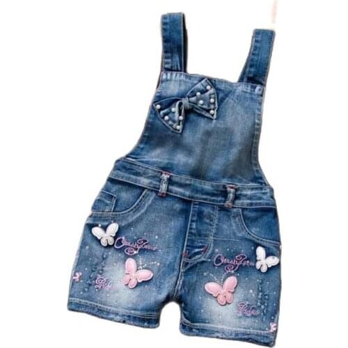 Jardineira Infantil Menino New Girls Jeans Overalls Summer Childrens Cowboy Strap Shorts Korean Jumpsuit Kids Overall