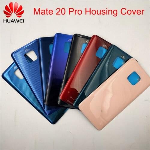 Huawei Mate 20 Pro Battery Cover Rear Door Replace Housing Case Back Panel Replacement Part For Huawei Mate 20 Pro With Stickers