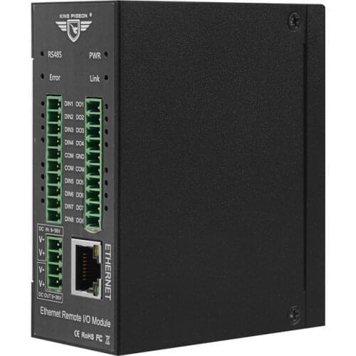 Ethernet Data Acquisition Module 8 RTD Inputs Supports PT100 or PT1000 modbus tcp io module Temperature Monitoring M340T