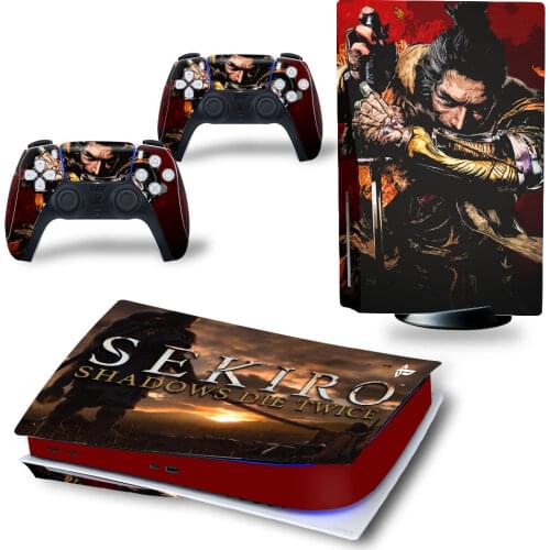 Sekiro PS5 Standard Disc Edition Skin Sticker Decal Cover for PlayStation 5 Console & Controller PS5 Skin Sticker Vinyl