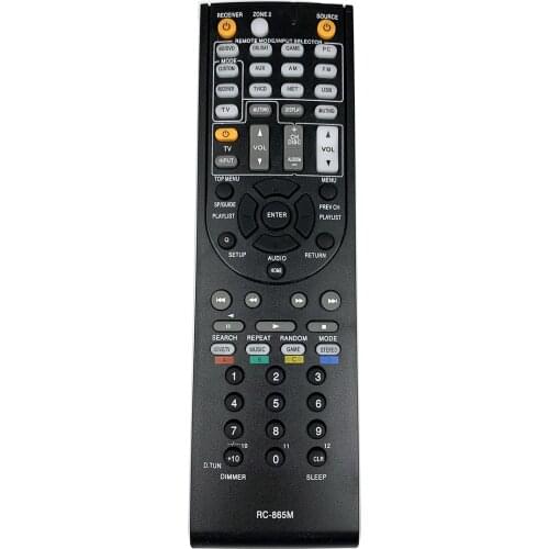 New RC-865M Replace Remote Control for Onkyo AV Receiver TXNR525 TX-NR525 HT-R391 TX-NR315 TX-NR737