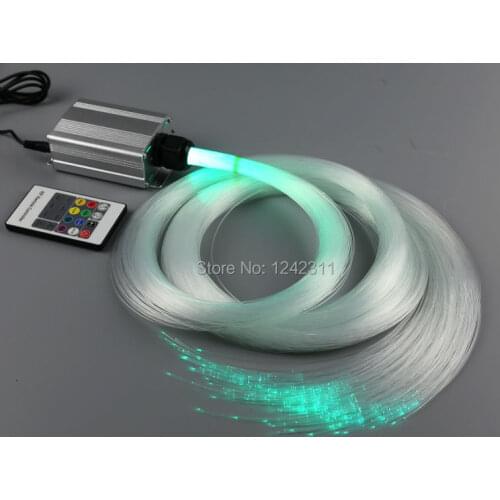 New year decoration home optic fiber light kit 5w mini optical fiber lights color change stars ceiling bedroom wall lamp