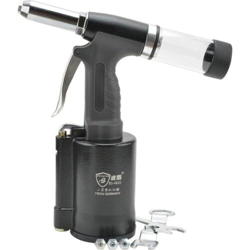 Efficient type pneumatic nail gun pull rivet pliers pneumatic riveter riveting machine gun BD-4822
