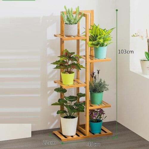 Suporte Huerto Urbano Madera Estante Para Flores Estanteria Escalera Dekoration Stojak Na Kwiaty Plant Rack Outdoor Flower Stand