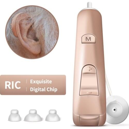 Hearing Aid Invisible BTE Wireless Volume Adjustable Ear Sound Amplifier Aids For The Elderly Deafness Hearing Loss Headphone