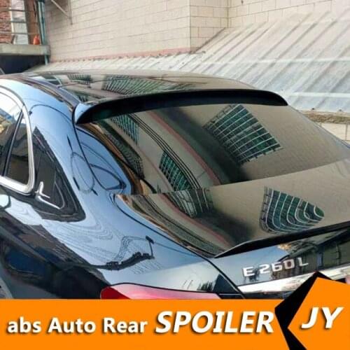 For W213 Roof Spoiler 2016-2018 Mercedes-Benz W213 E-class E200 E260 Ack Roof Spoiler ABS Car Rear Wing Color Rear Spoiler