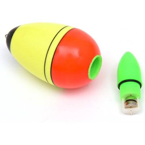 10Pcs EVA Luminous Fishing Float Boia Foam Type Led Light Stick Bobber Buoy Electronic Glowing Night Floats Set Tackle Accessory