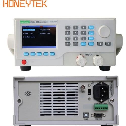 ET5301 Battery Capacity Tester DC Electronic Load Power Tester Discharge Meter Professional Load Testers 400W 150V 60A 500V 30A