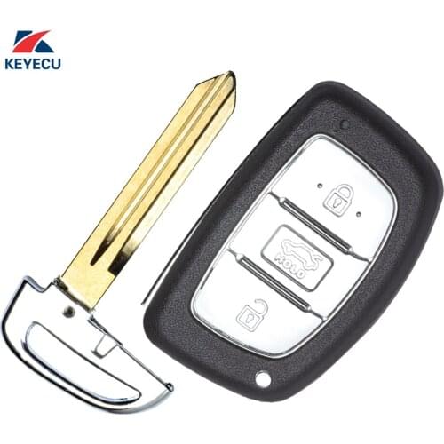 KEYECU Replacement Remote Car Key Fob 3 Button 433MHz PCF7952 for Hyundai New Elantra 2013+ with Keyless-Go Function