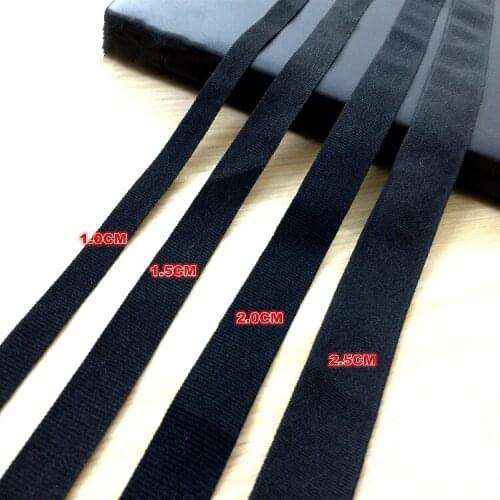 1 meter/lot (4 Size) Black color Grosgrain Ribbon for Wedding Party Decoration Gift Wrapping DIY handmade clothing accessories