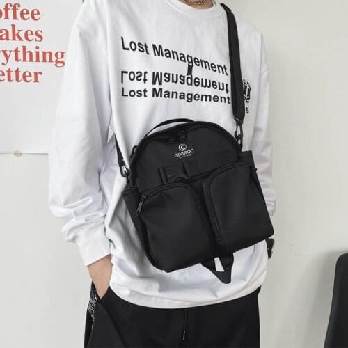 2021 Fashion Men Shoulder Pouch Travel Handbag Multi-Function Watherproof Messenger Bag Unisex Trend Crossbody Bags Phone Pouch