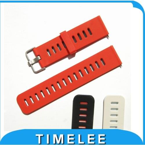 22mm Double color Watch Band for Motorola Moto 360 2nd Samsung Gear 2 R380 R381 R382 Silicone Rubber Strap
