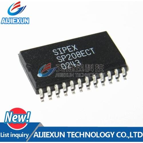 5PCS SP208ECT SOP24 +5V High Performance RS232 Transceivers New and original