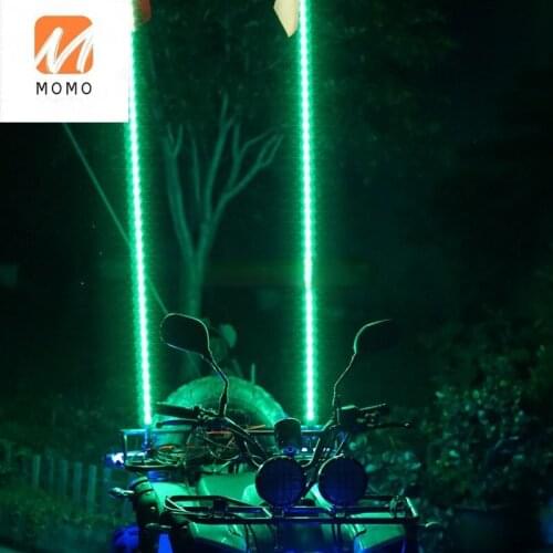 6ft multi-color Lighted Flexible Tube LED whip safety Flagpole Motorcycle LED light whip