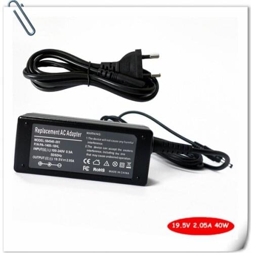 19.5V 2.05A Laptop AC Adapter For HP N17908 Mini 210 CQ10 584540 PC 624502-001 WE449AA#ABA Power Supply Cord Notebook Charger