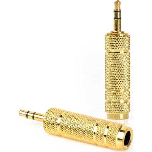 3.5mm to 6.5mm Male to Female Audio Adapter 6.5 Plug 3.5 Jack AUX Converter for Speaker Mobile Phone Guitar Accessories