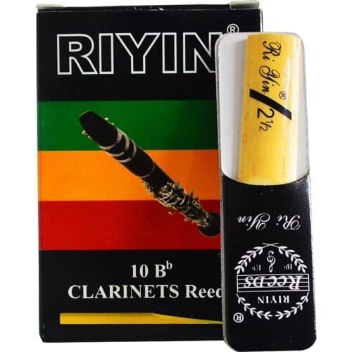BB Clarinets Reeds Clarinets Reed Size 2.5 Box of 10 Strength 2 1/2