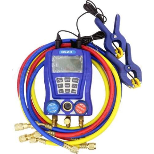 WK-6889 Digital Testing Manifolds Refrigeration Pressure Vacuum Gauge Meter