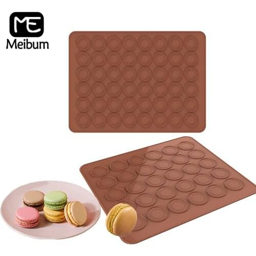 Homemade Biscuits Mold 2 Types Cookies Mould Puffs Pastry Baking Mat Macaron Silicone Pad Kitchen Tools Party Dessert Bakeware