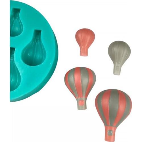 Hot Air Balloon Mold DIY Fondant Chocolate Cake Biscuit Silicone Decoration Modeling Tool Handmade Silicone Mold