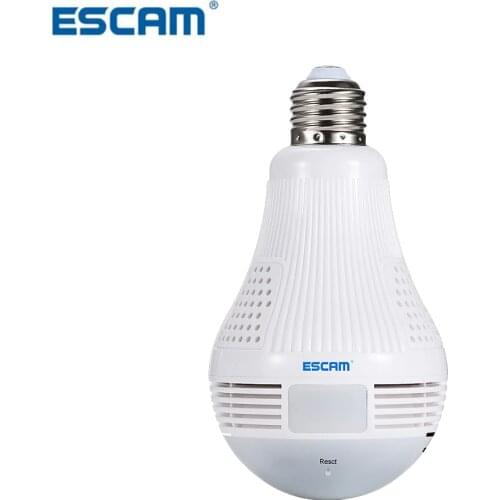 Escam QP136 HD 1080P WIFI Security IP Camera 360 Degree Panoramic H.264 Infrared Indoor Motion Detection Wireless IP Camera