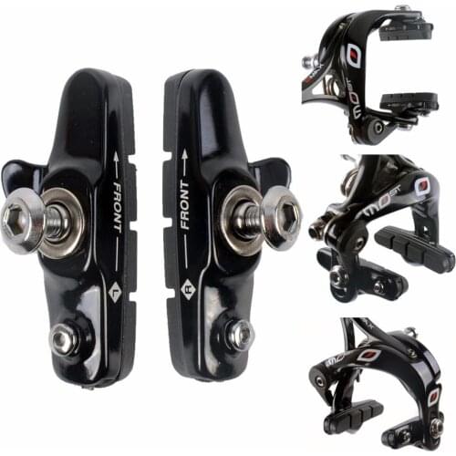 HOT 1Pair Aluminum Rubber Cycling Road Bike Brake Pads Bicycle Replacement Parts For MTB Road Bike Cycling Bicycle Accessories