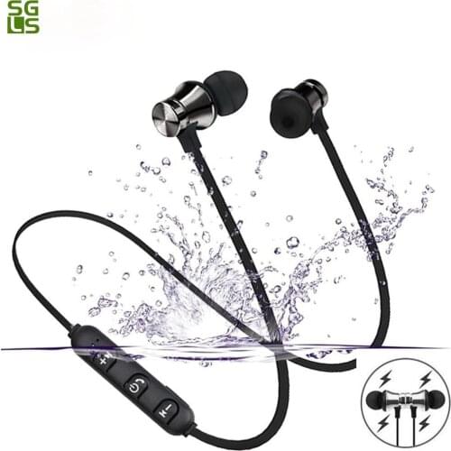 Magnetic Adsorption Wireless Bluetooth 4.2 Hand free In-Ear Earphone Sports Headphone Stereo Earpiece Fone De Ouvido For Phone