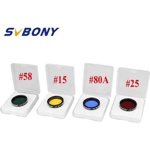 SVBONY SV127 LRGB Filter set AR Coating 1.25inch lrgb Sky Planetary Astronomy Camera Monocular Telescope AR LRGB
