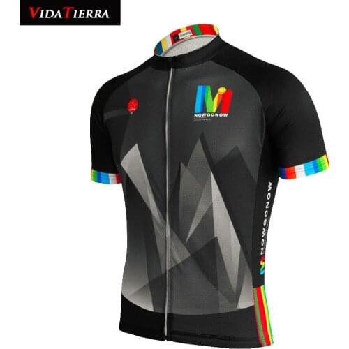 2019 VIDATIERRA men cycling jersey black new road maillot ciclismo pro racing team downhill jersey Summer classic Retro honour
