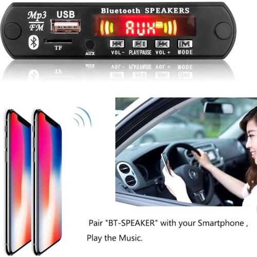 2020 new supports app Bluetooth5.0 Car MP3 WMA for (OPP installation) jq-d099bt-app audio Decoder Board 5V 12V MP3 Player